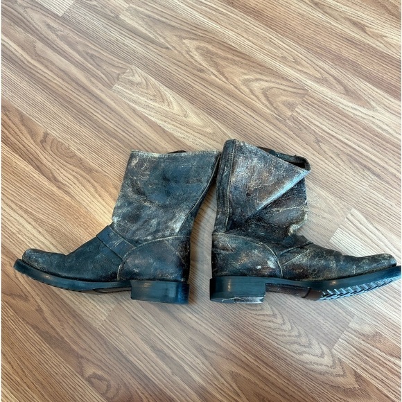 Frye Boots Distressed Leather Veronica Women’s Size 7 - Picture 6 of 16